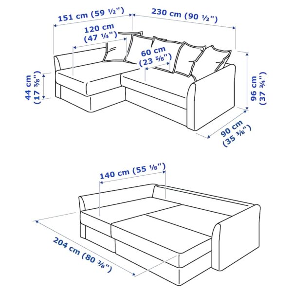 Sofa Cum bed Comfortable Beige