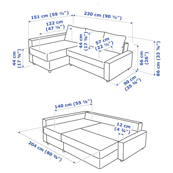 Sofa Cum Bed L Shape Comfortable